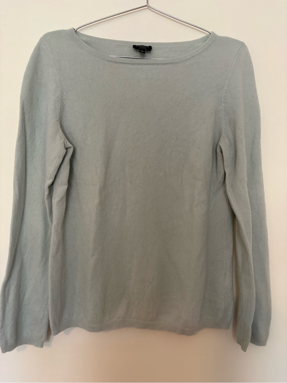 Talbots Cashmere light blue sweater size large